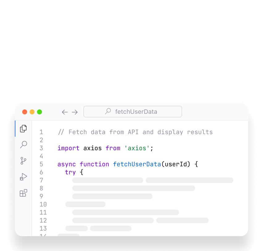 Invisible overlay example